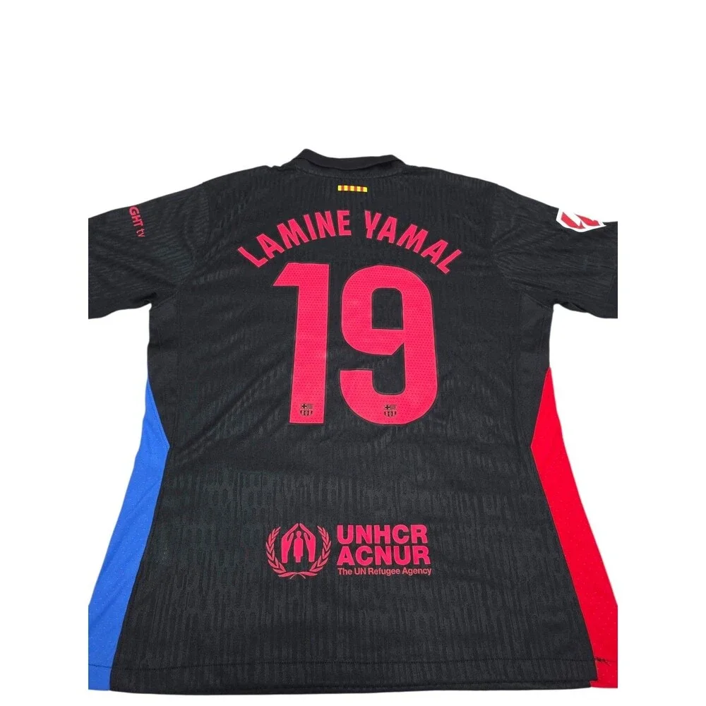 Barcelona 24/25 Lamine Yamal Away Authentic Player Version Jersey Large